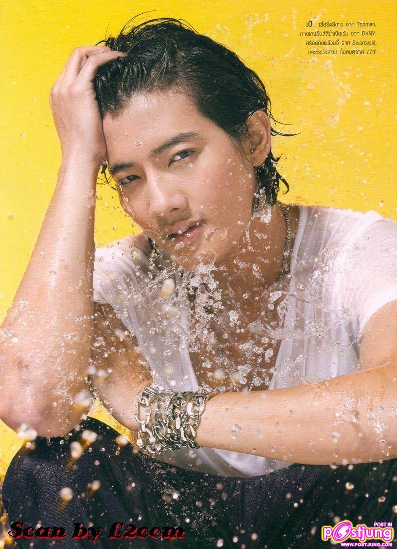 ชุ่มฉ่ำรับสงกรานต์ กับ แพนเค้ก & เป้-อารักษ์ @Cosmopolitan Thailand no.169 April 2011