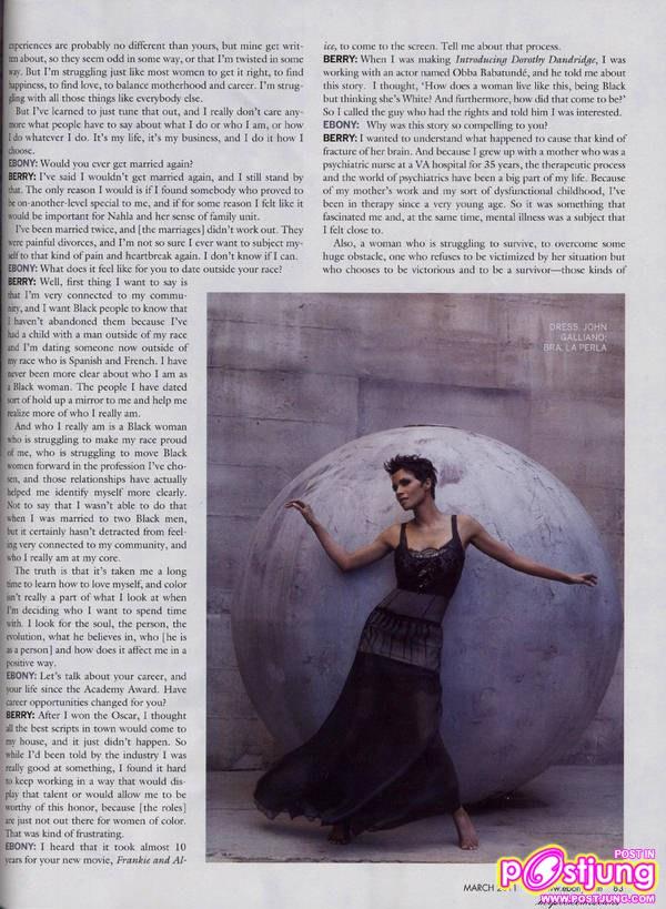 Halle Berry @Ebony Magazine March 2011