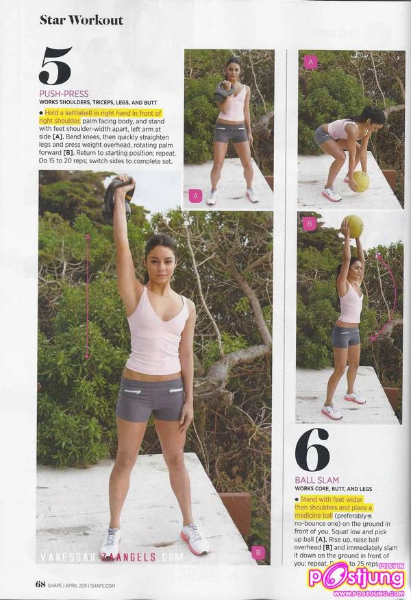 Vanessa Hudgens @Shape Magazine April 2011