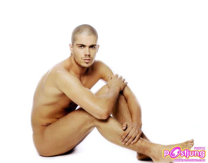 Max George naked for AXN Magazine