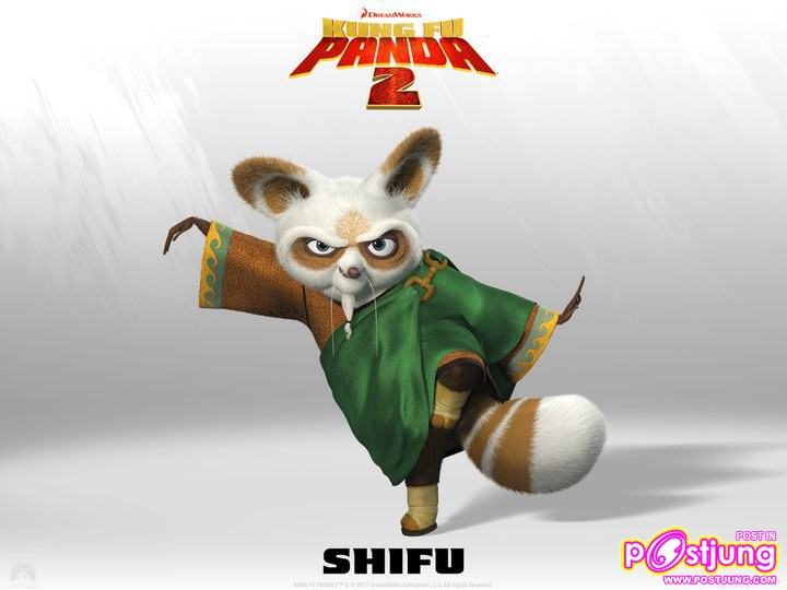 โปสเตอร์หลากแคแร็คเตอร์จาก Kung Fu Panda 2
