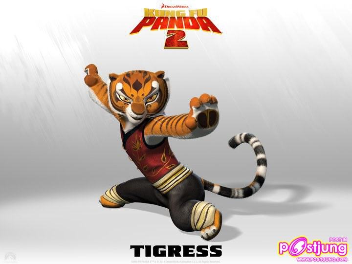 โปสเตอร์หลากแคแร็คเตอร์จาก Kung Fu Panda 2
