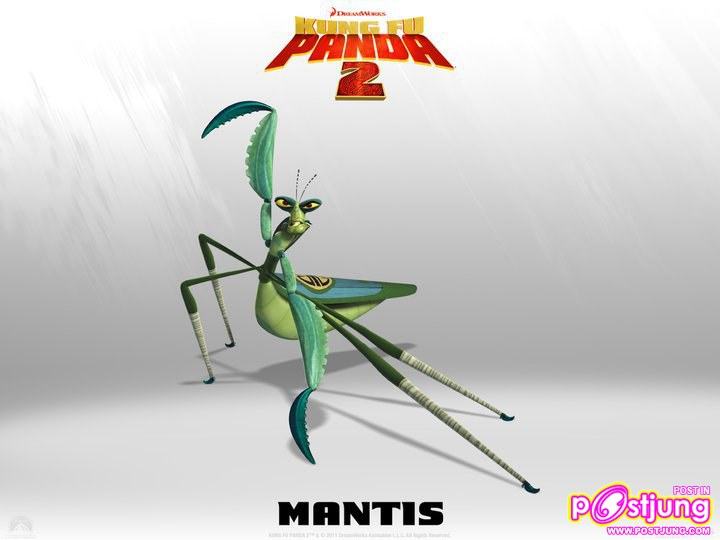 โปสเตอร์หลากแคแร็คเตอร์จาก Kung Fu Panda 2