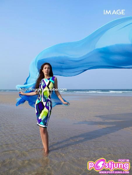 มีน-พีชญา กับแฟชั่นหรูและผมสลวยพลิ้วไหว @IMAGE vol.24 no.4 April 2011