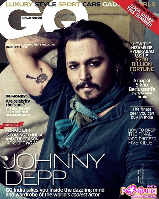 JOHNNY DEPP @GQ [INDIA] MARCH 2011