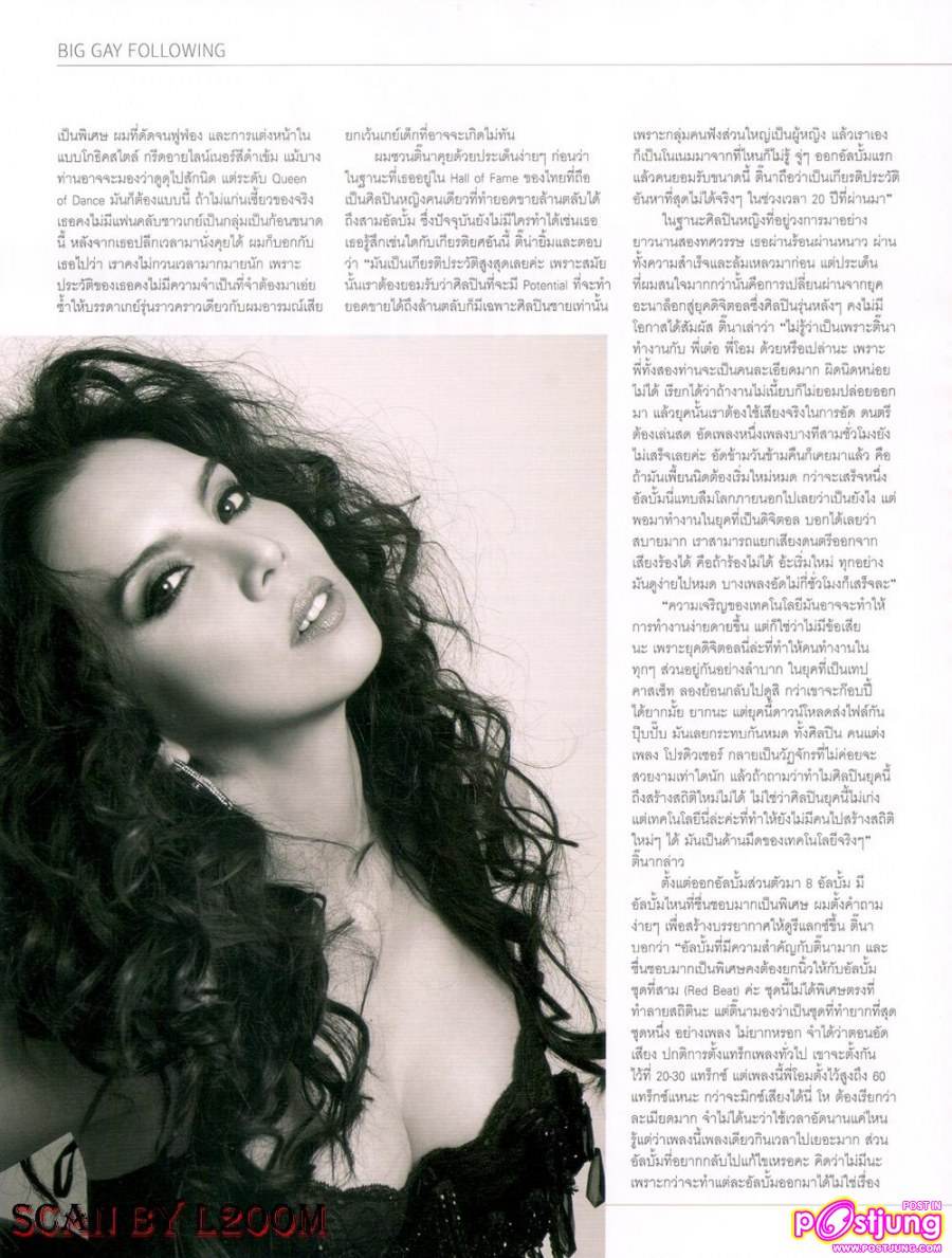 [Interview] คริสติน่า อากีลาร์..The Real Queen @Attitude Thailand no.2 April 2011