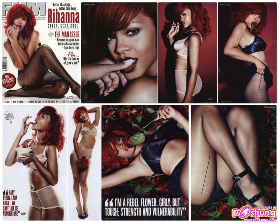 RIHANNA @FHM AUSTRALIA MAGAZINE MAY 2011