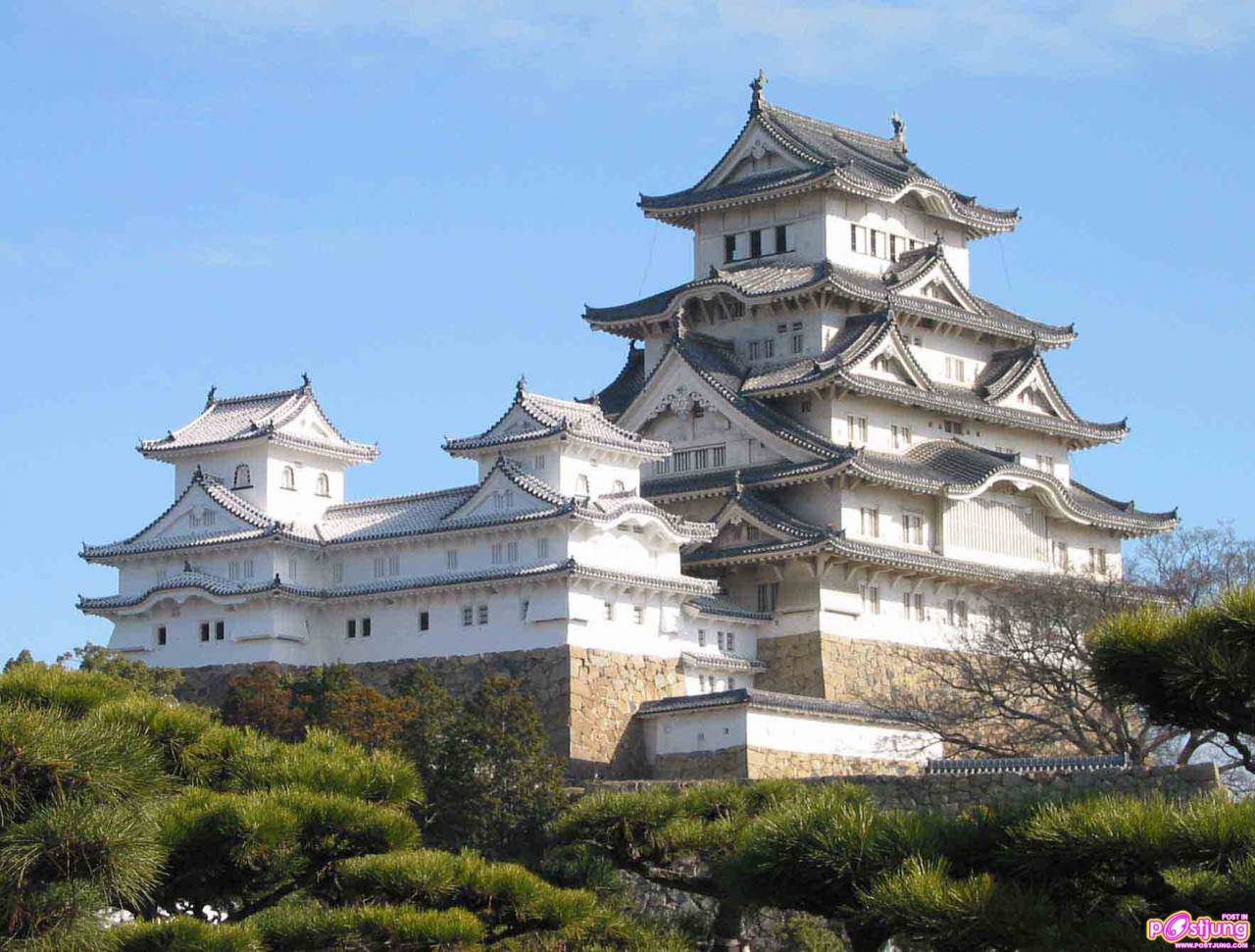ปราสาท himeji ที่พำนักของคนในตระกูล