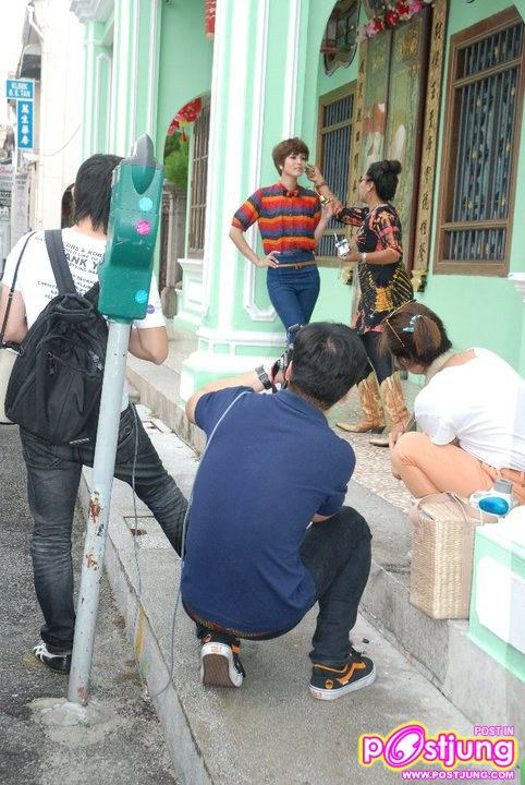 เอ๋-มณีรัตน์ เบื้องหลังถ่ายแบบนิตยสารชีวจิต ฉบับเดือนเมษายน 2554