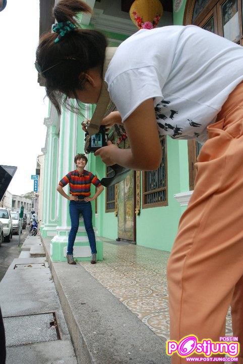 เอ๋-มณีรัตน์ เบื้องหลังถ่ายแบบนิตยสารชีวจิต ฉบับเดือนเมษายน 2554