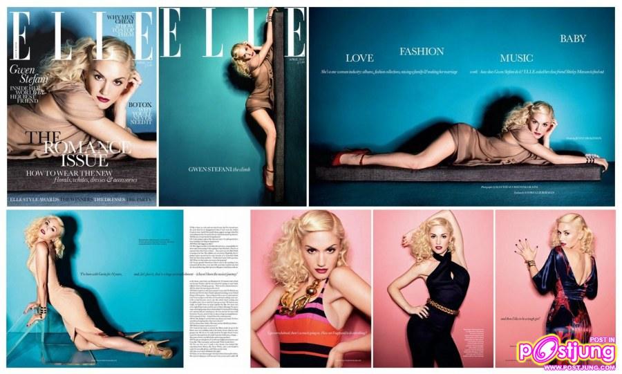 GWEN STEFANI @ELLE UK APRIL 2011