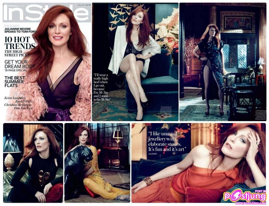 Julianne Moore @InStyle UK May 2011