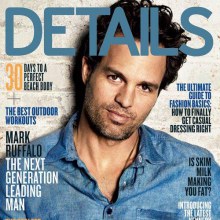 Mark Ruffalo Covers on Details magazine May 2011