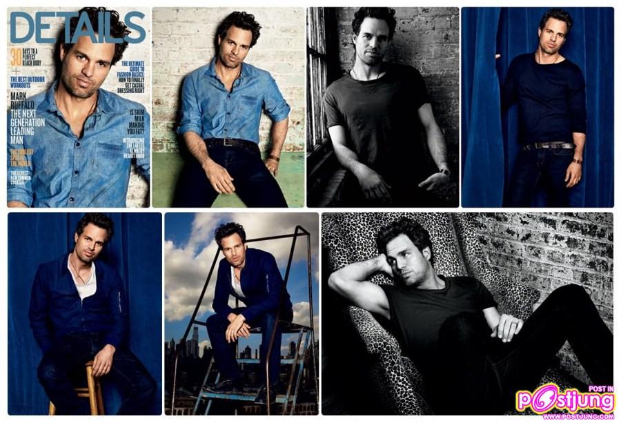 Mark Ruffalo Covers on Details magazine May 2011