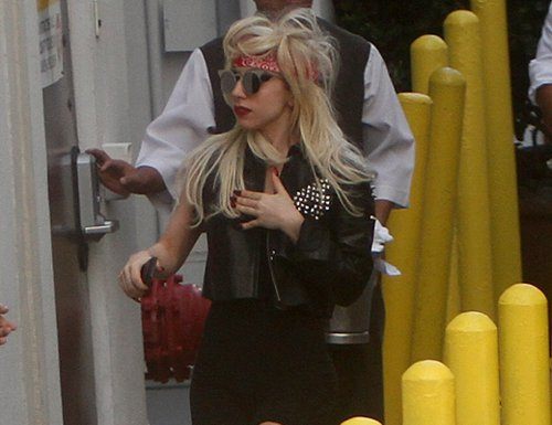 lady gaga & mini perform at tampa nightclub