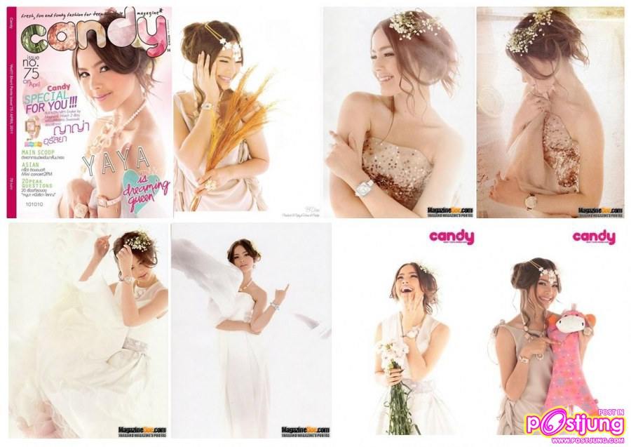 ญาญ่า เบี้องหลังถ่ายแบบนิตยสารCANDY vol.1 no.75 April 2011