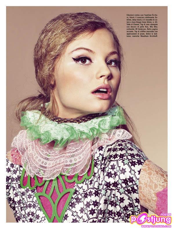 Magdalena @Vogue Italia Beauty April 2011