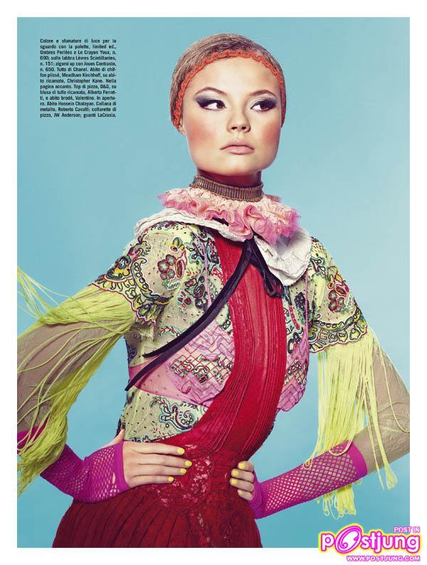 Magdalena @Vogue Italia Beauty April 2011