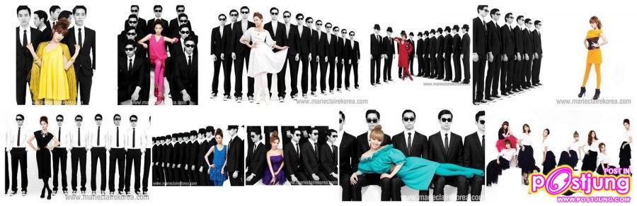 SNSD @MarieClaire Korea May 2011