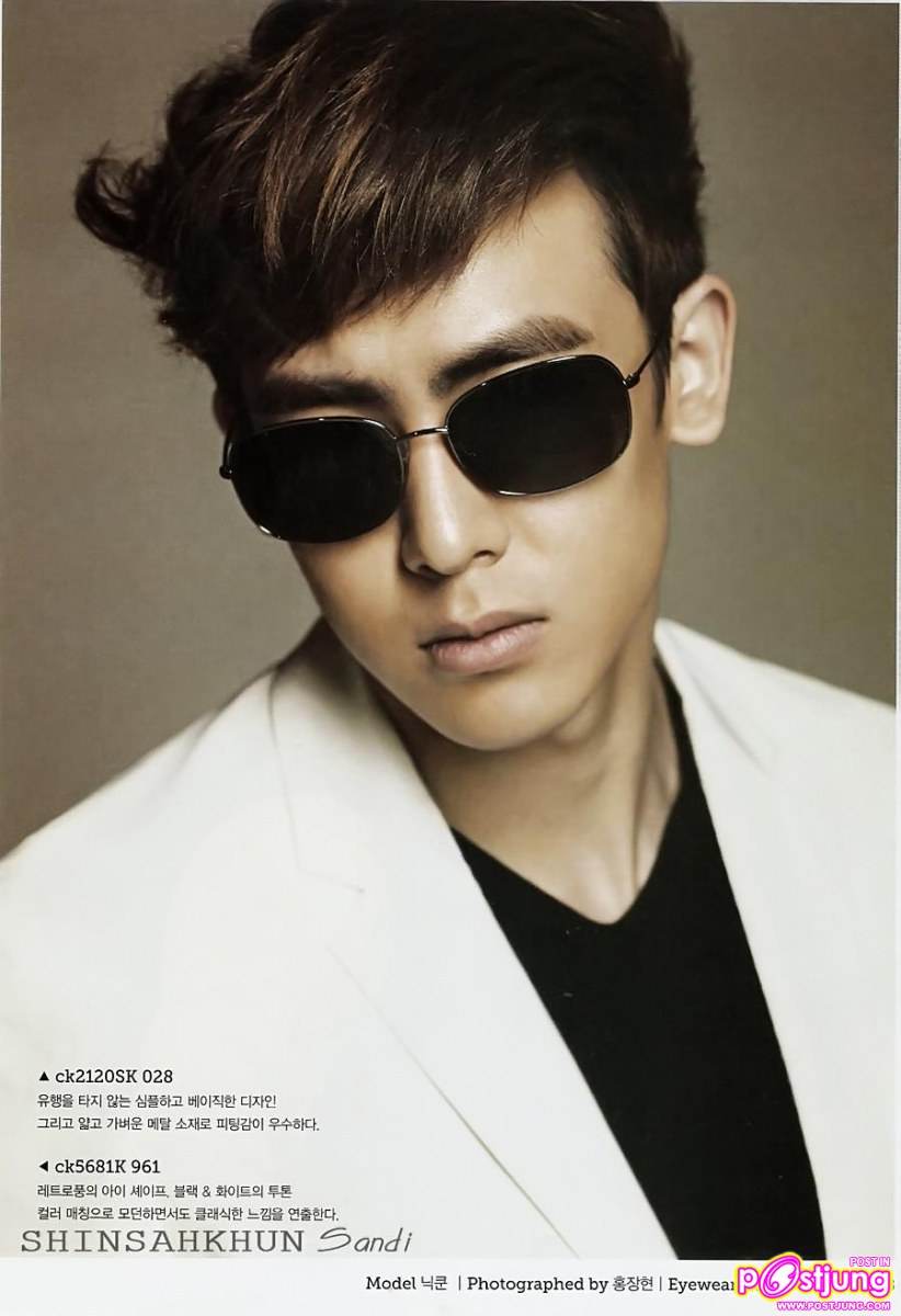 Nichkhun for 2011 CK Collection Eyewear on GQ Magazine