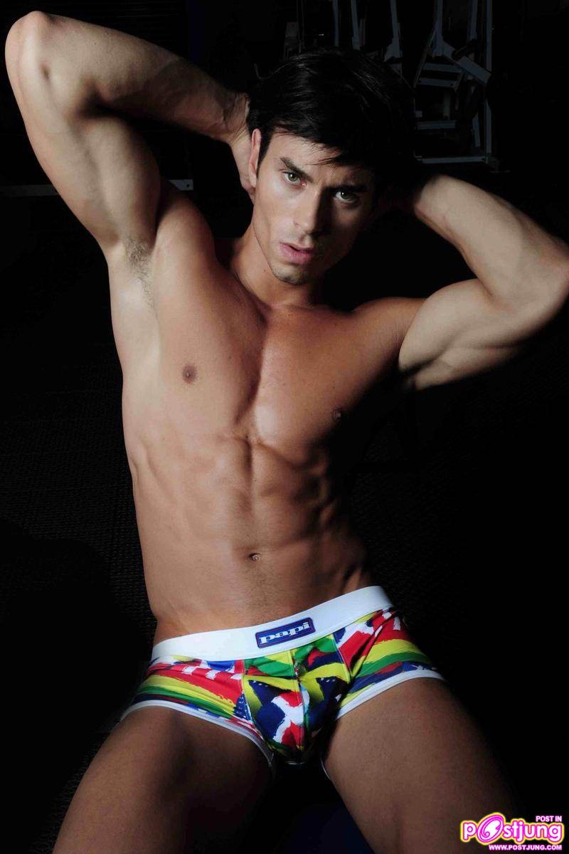 Augusto photoshoot for Papi Inc Underwear F/W 2011