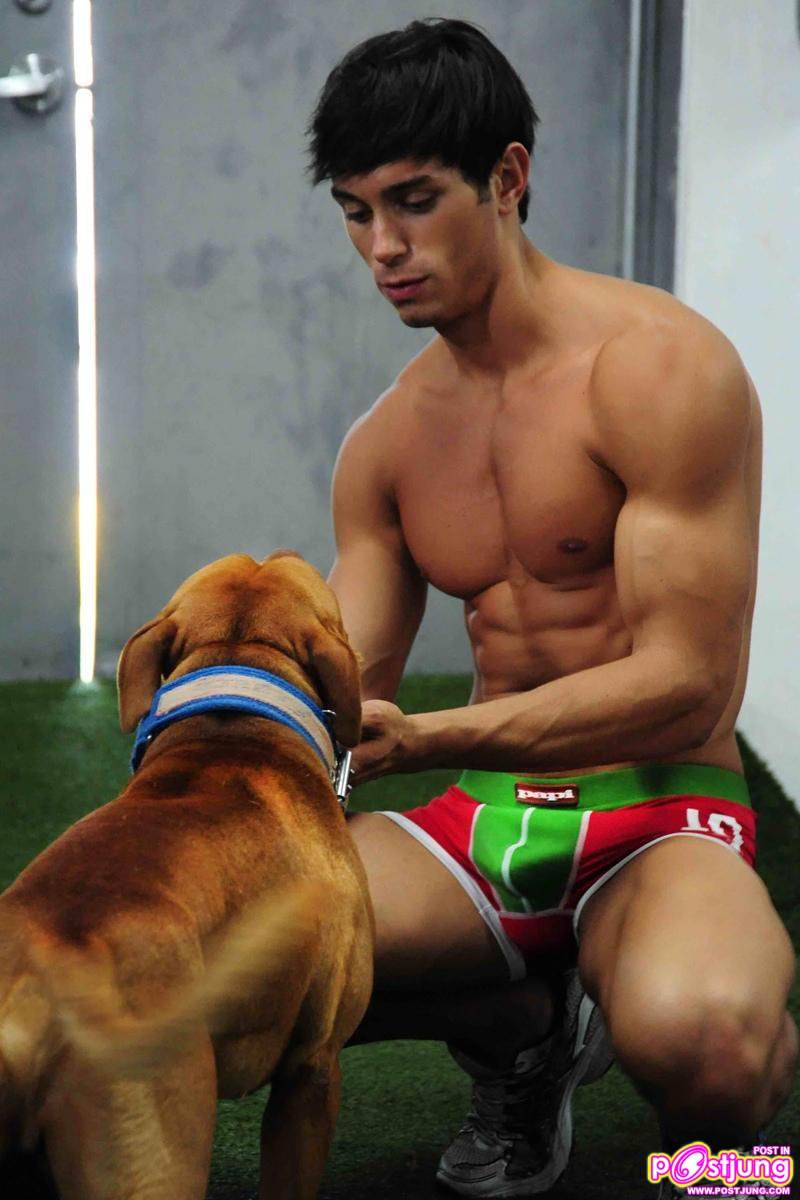 Augusto photoshoot for Papi Inc Underwear F/W 2011