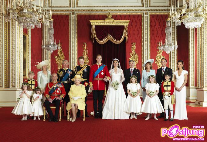 HRH The Duke & Duchess of Cambridge : Official Royal Wedding Photos