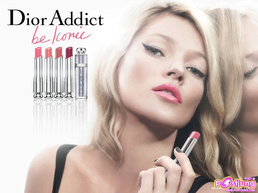 Kate Moss - Dior ADDICT Lipsticks Summer 2011 Ad Campaign