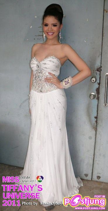 ภาพผู้เข้าประกวดMiss Tiffany Universe 2011 ถ่ายภาพนิ่งชุด Cocktail และ Evening Gown ในแนว Haute Couture