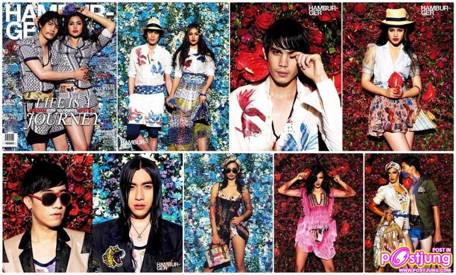 [Scan] Fasion:Secret Garden by ซันนี่ & ญาญ่า & ซิน-นัท(Singular) @HAMBURGER MAGAZINE no.154 April 2011