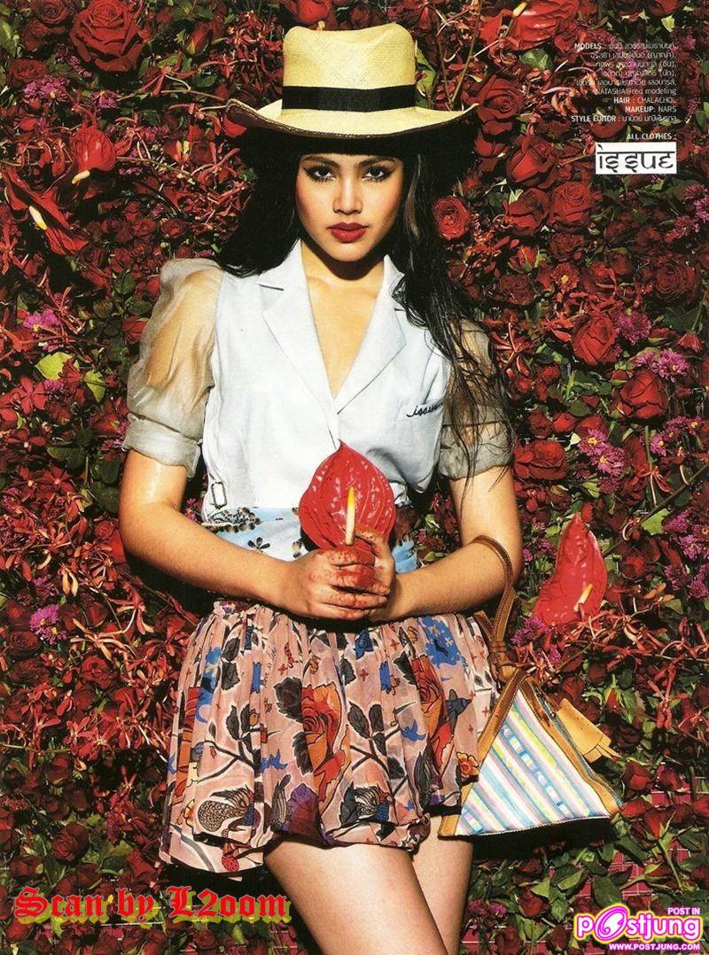 [Scan] Fasion:Secret Garden by ซันนี่ & ญาญ่า & ซิน-นัท(Singular) @HAMBURGER MAGAZINE no.154 April 2011