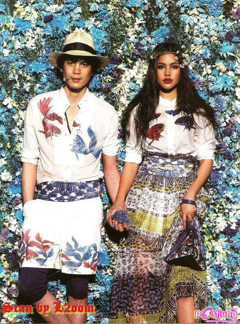 [Scan] Fasion:Secret Garden by ซันนี่ & ญาญ่า & ซิน-นัท(Singular) @HAMBURGER MAGAZINE no.154 April 2011