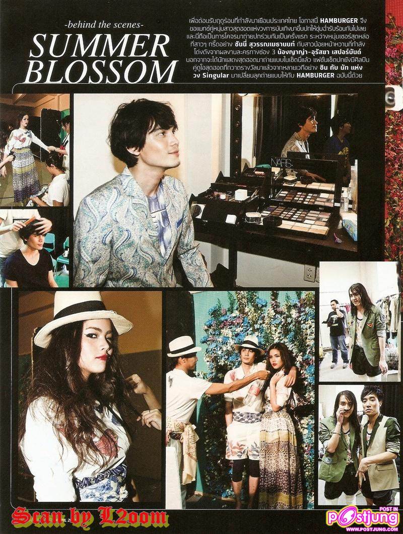 [Scan] Fasion:Secret Garden by ซันนี่ & ญาญ่า & ซิน-นัท(Singular) @HAMBURGER MAGAZINE no.154 April 2011