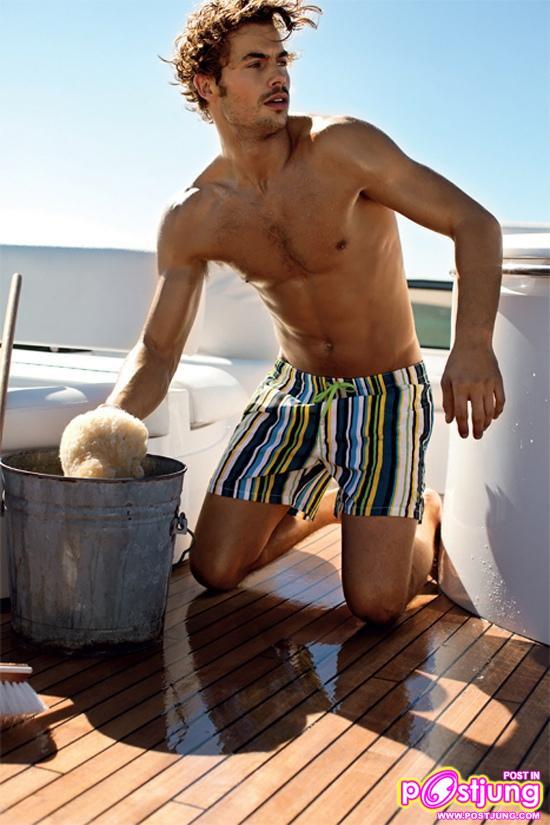 Philippe photoshoot for Homme Beachwear 2011