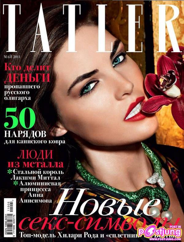 Hilary Rhoda @Tatler russia May 2011