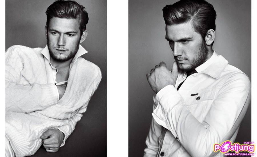 Alex Pettyfer photoshoot for VMAN Summer 2011