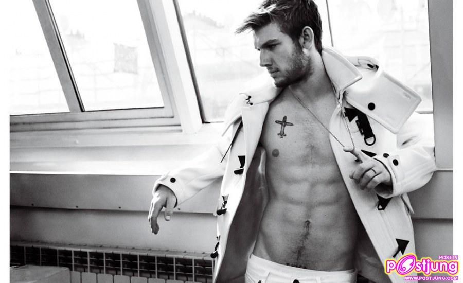 Alex Pettyfer photoshoot for VMAN Summer 2011