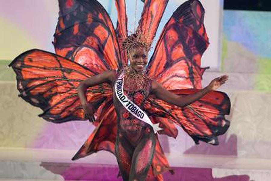 มิส ตรินิแดด ชุดแต่งกายประจำชาติ