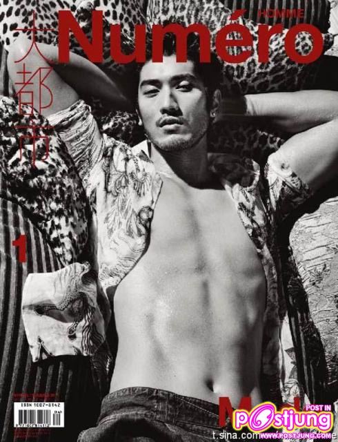 Godfrey Gao @ Numero Homme China S/S 2011