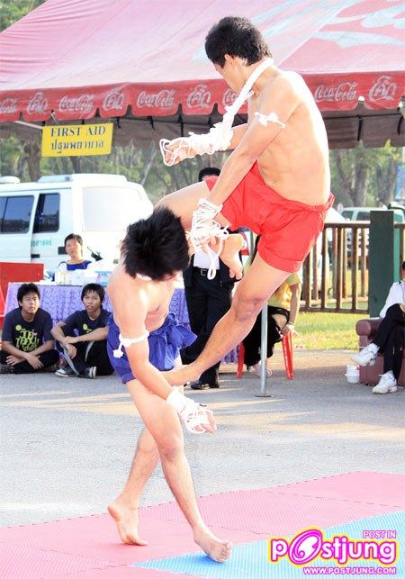 มาดูท่าแม่ไม้มวยไทยมสวยๆ ของหนุ่มทั้ง 2 คนนี้คับ