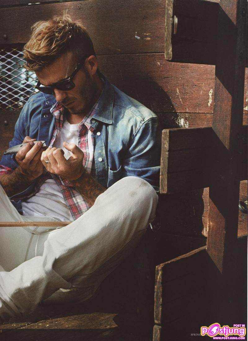 David Beckham @10 Magazine UK February 2010