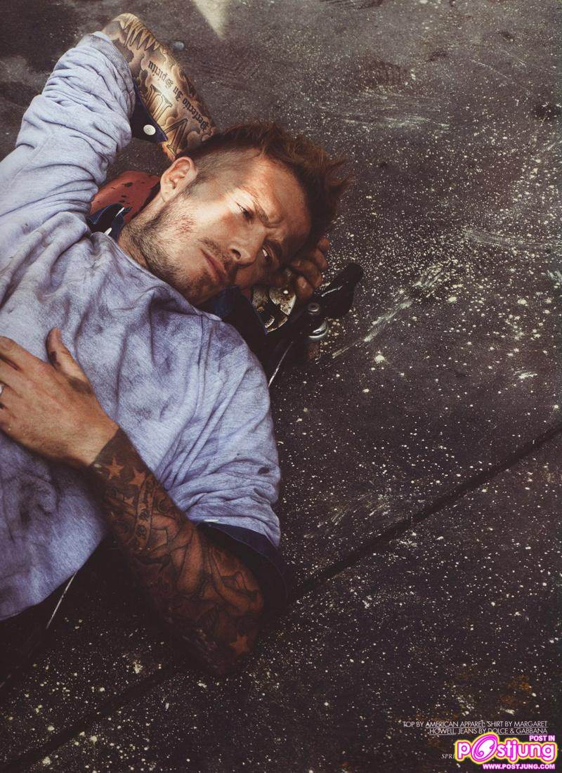 David Beckham @10 Magazine UK February 2010