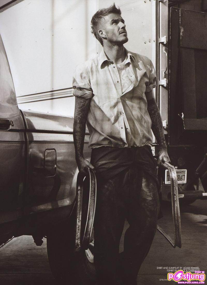 David Beckham @10 Magazine UK February 2010