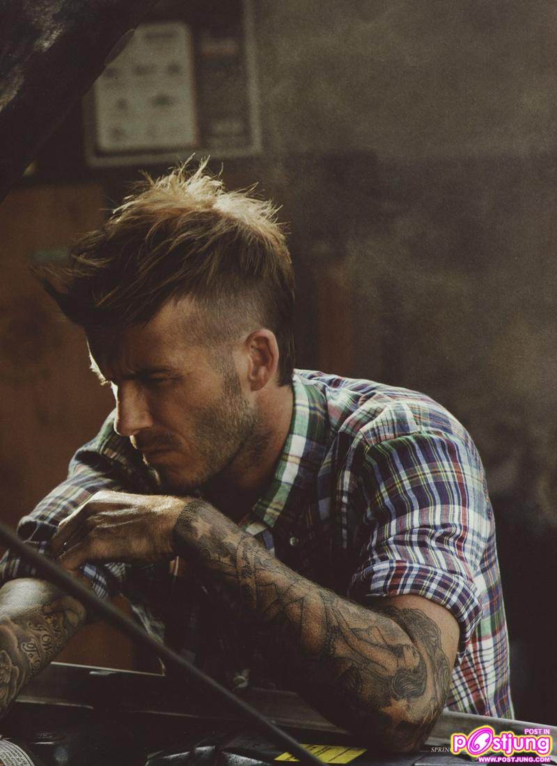 David Beckham @10 Magazine UK February 2010