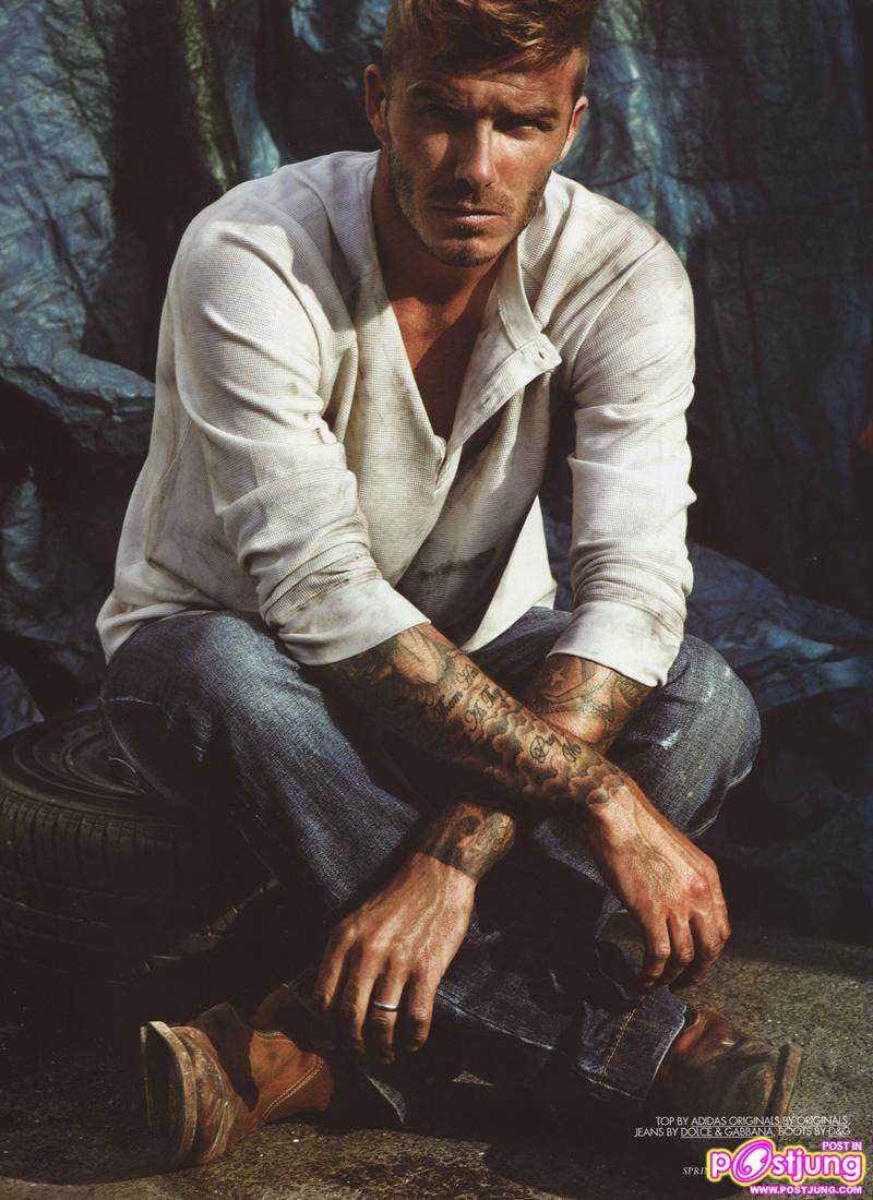 David Beckham @10 Magazine UK February 2010