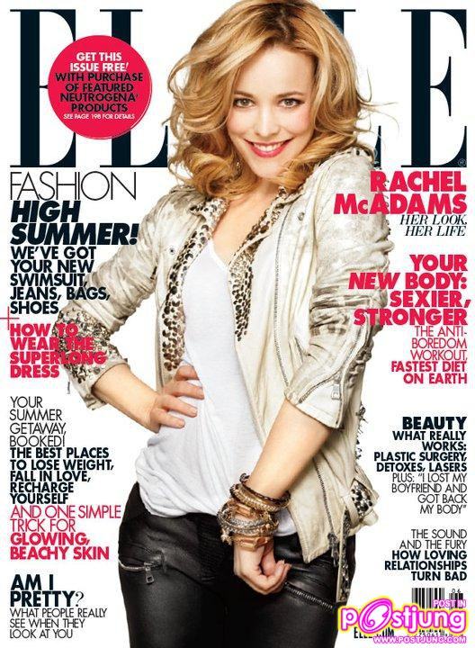 Rachel McAdams @ELLE magazine JUNE 2011