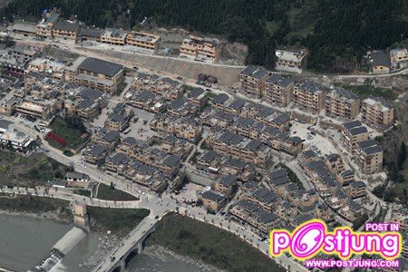 เมืองตู้เจียงหยานของจีน หลังแผ่นดินไหวใหญ่ 3ปีที่แล้ว
