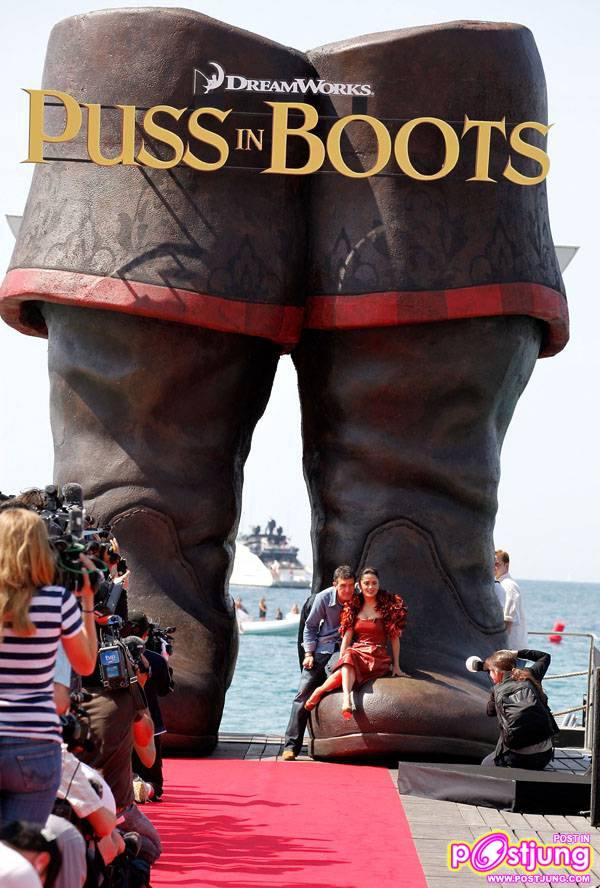 Salma Hayek & Antonio Banderas [Puss in Boots] @Cannes Film Festival