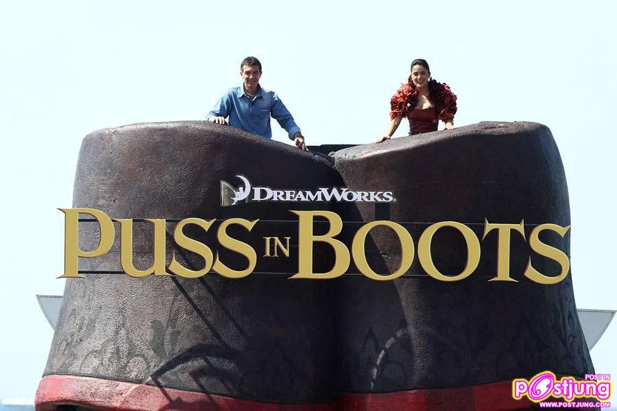 Salma Hayek & Antonio Banderas [Puss in Boots] @Cannes Film Festival