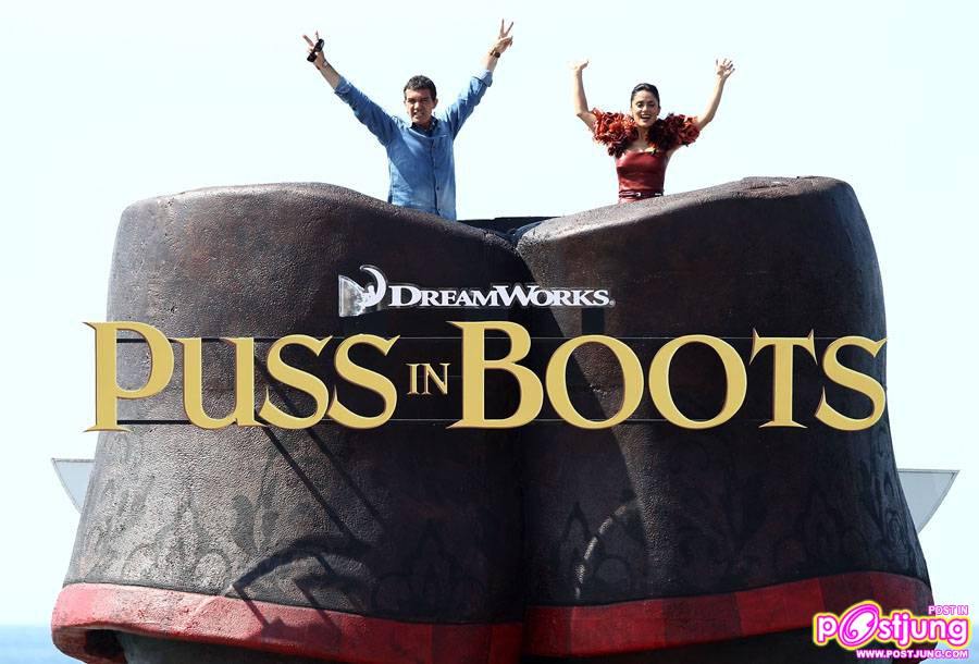 Salma Hayek & Antonio Banderas [Puss in Boots] @Cannes Film Festival